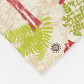 Dschungelparadies Fleecedecke (Ecke)