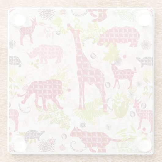 Dschungelparadies Glasuntersetzer (Rückseite)