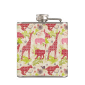 Dschungelparadies | Monogramm Flachmann (Rückseite)