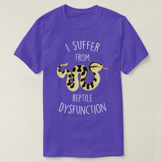 Dschungelpython Reptile Dysfunktion T-Shirt (Design vorne)