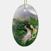 Dschungelreflektion Keramik Ornament (Links)