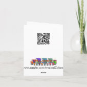 Dschungelsafarigrün, Anmerkungskarte Karte (Rückseite)