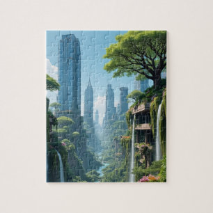 Dschungelstadt Puzzle