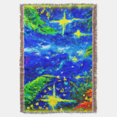 Dschungelsterne malen. Jetzt kaufen Decke (Vorderseite Vertikal)