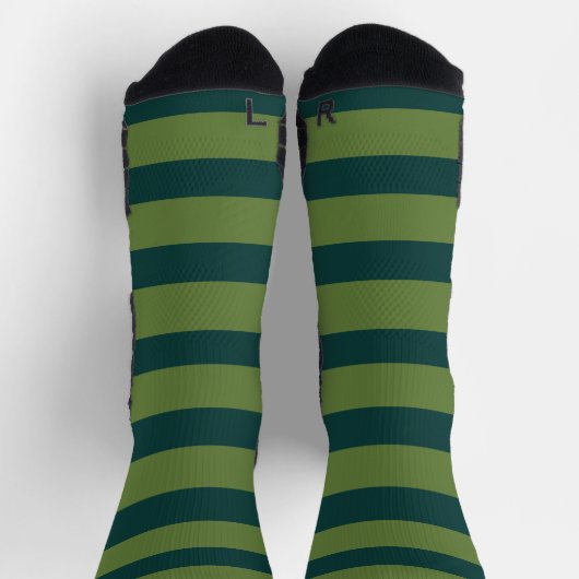 Dschungelsumpfe Socken (Oben)