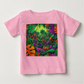 Dschungelszene Exotische Tiere T - Shirt (Vorderseite)