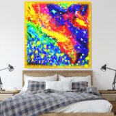 Dschungeltanzen im Himmel. Jetzt kaufen Leinwanddruck (Insitu (Schlafzimmer))