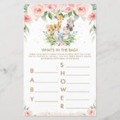 Dschungeltiere Flora Was ist im Tackenspiel? (Vorderseite)