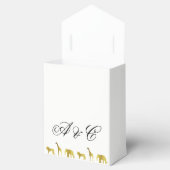 Dschungeltiere Gastgeschenk-Taschen Geschenkschachtel (Geöffnet)