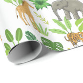 Dschungeltiere Geschenkpapier (Rolleneckpunkt)