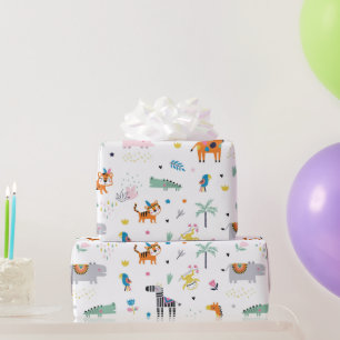 Dschungeltiere Geschenkpapier