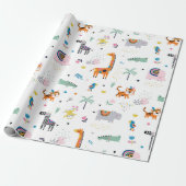 Dschungeltiere Geschenkpapier (Ungerollt)