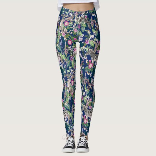 Dschungeltiere Leggings (Vorderseite)