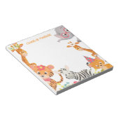 Dschungeltiere Notizblock (angewinkelt)