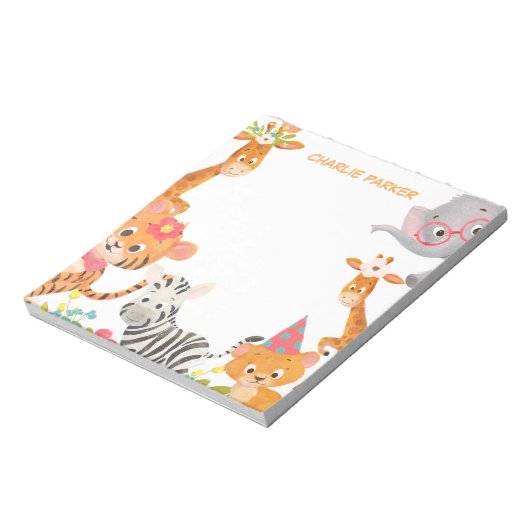Dschungeltiere Notizblock (Rotiert)