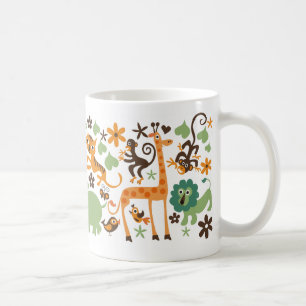 Dschungeltierkaffee-Tasse Kaffeetasse