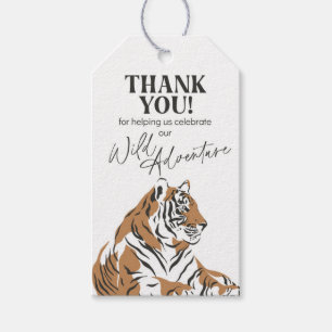 Dschungeltiger Geburtstagsgeschenk Geschenkanhänger