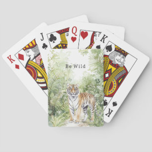 Dschungeltiger Spielkarten
