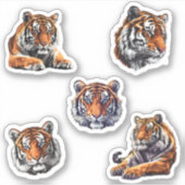 Dschungeltigerpackung Aufkleber (Vorderseite)