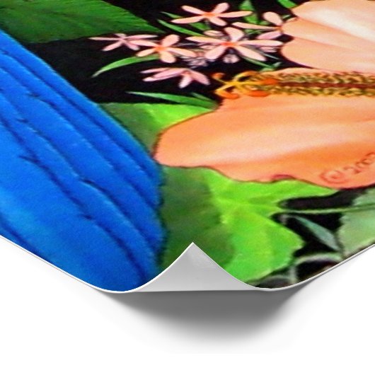 Dschungelvögel in Mexiko Poster (Ecke)