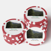Dschungelwald Maultierweg Platz Pokerchips (Stapel)