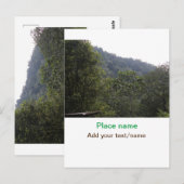 Dschungelwald Maultierweg Platz Postkarte (Vorne/Hinten)