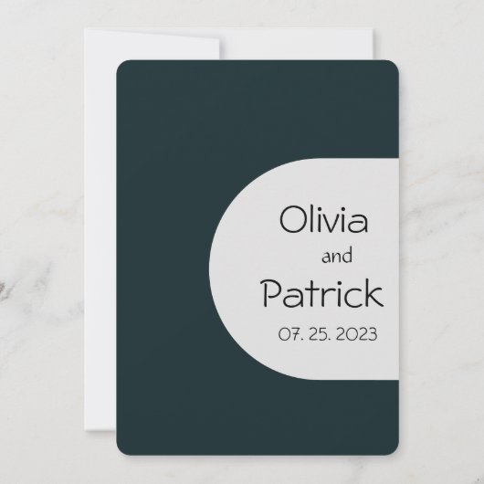 Dschungelwasserfarbene tropische Blätter - Einladu (Rückseite)