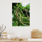 Dschungelweine Poster (Küche)