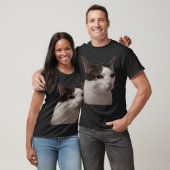 Dschungelwut Gorilla und Leopard Kampf T-Shirt (Unisex)