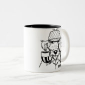 DSCMO Forscher-Kaffee-Tasse Zweifarbige Tasse (VorderseiteRechts)