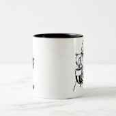 DSCMO Forscher-Kaffee-Tasse Zweifarbige Tasse (Mittel)