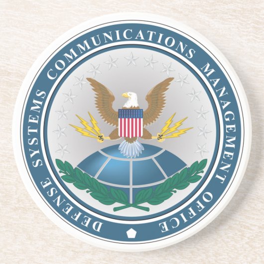 DSCMO Sandstein-Getränk-Untersetzer Untersetzer (Vorne)