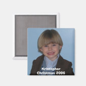 DSCN0094, KristopherWeihnachten 2006 Magnet (Vorderseite/Rückseite)