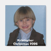 DSCN0094, KristopherWeihnachten 2006 Magnet (Vorne)