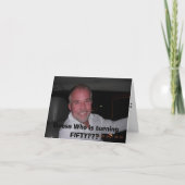 DSCN0236, Vermutung, wer FÜNFZIG?? dreht? Einladung (Vorderseite)