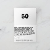 DSCN0236, Vermutung, wer FÜNFZIG?? dreht? Einladung (Innenseite)