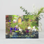 DSCN8327, Sie sind zu einem Fairy Tee eingeladen Einladung (Stehend Vorderseite)