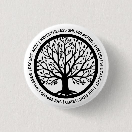 DSCUMC CSRW Round Button - Weiß (Vorderseite)