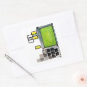 DSKY Apollo Guidance Computer Sticker (Umschlag)