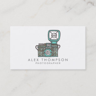 DSLR Camera Fotograf Business Cards Visitenkarte