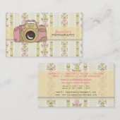 DSLR Kamera-Fotografie-Fotograf-Visitenkarte Visitenkarte (Vorne/Hinten)