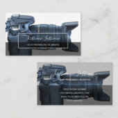 DSLR-Kameraobjektiv für Fotografen Videographen Visitenkarte (Vorne/Hinten)