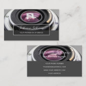 DSLR-Kameraobjektiv für Fotografen Videographen Visitenkarte (Vorne/Hinten)