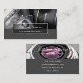 DSLR-Kameraobjektiv für Fotografen Videographen Visitenkarte (Vorne/Hinten)