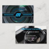 DSLR-Kameraobjektive für Fotografen, Videographen Visitenkarte (Vorne/Hinten)