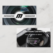 DSLR-Kameraobjektive für Fotografen, Videographen Visitenkarte (Vorne/Hinten)