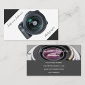 DSLR-Kameraobjektive für Fotografen, Videographen Visitenkarte (Vorne/Hinten)