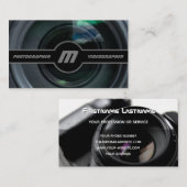 DSLR-Kameraobjektive für Fotografen, Videographen Visitenkarte (Vorne/Hinten)