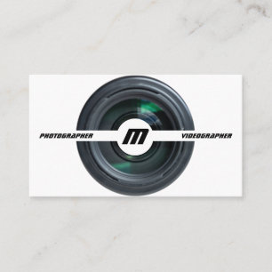 DSLR-Kameraobjektive für Fotografen, Videographen Visitenkarte