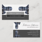 DSLR-Kameras für Fotografen und Videographen Visitenkarte (Vorne/Hinten)